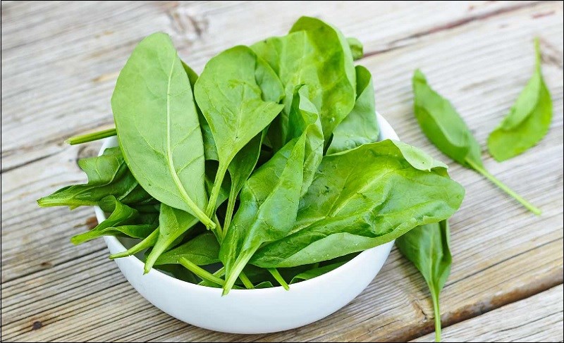 Rau bina và cải xoăn