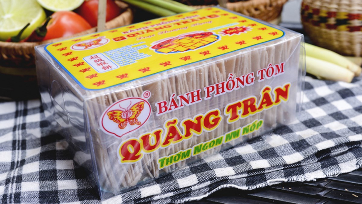 Bánh phồng tôm Quãng Trân