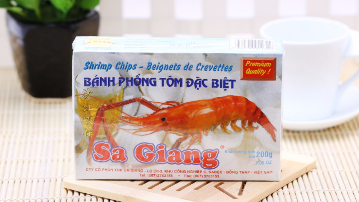 Bánh phồng tôm Sa Giang