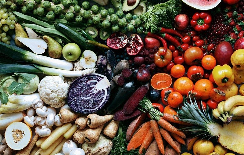 Ăn nhiều rau và trái cây