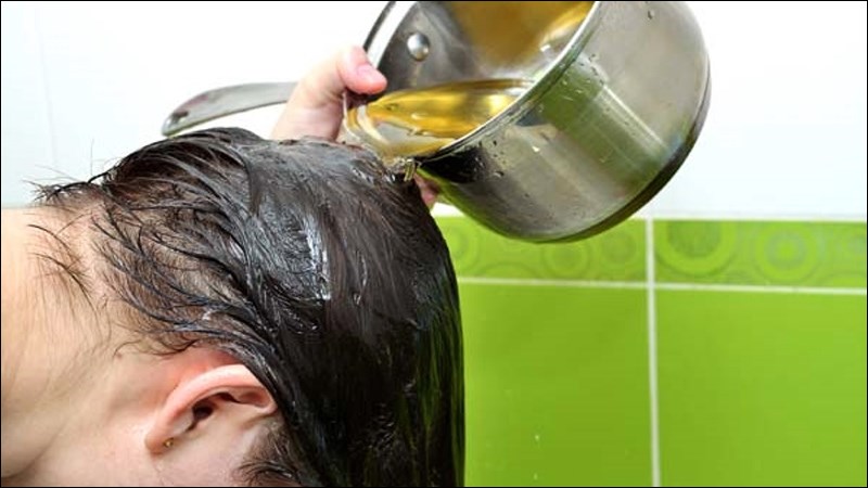 Dưỡng tóc bằng túi trà