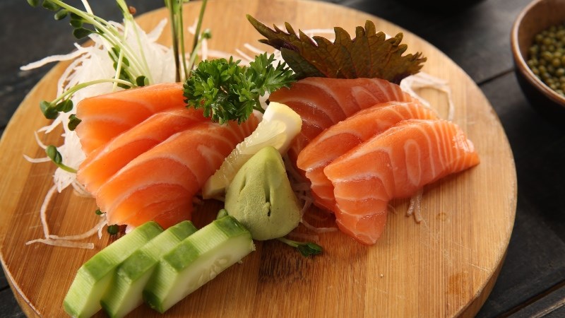 Cá Hồi sashimi