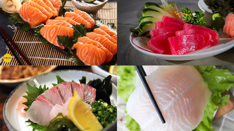 Các loại cá làm sashimi