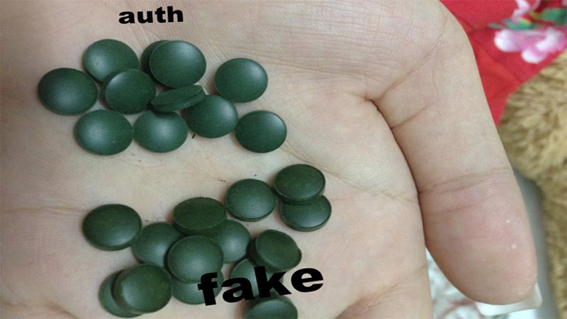 Phân biệt tảo xoắn Spirulina thật và giả
