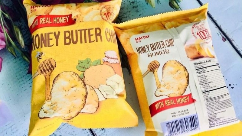 Snack khoai tây bơ mật ong