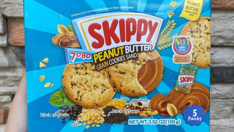 Bánh quy kẹp bơ lạc Skippy