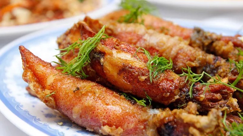 Mực trứng chiên giòn Thái Lan