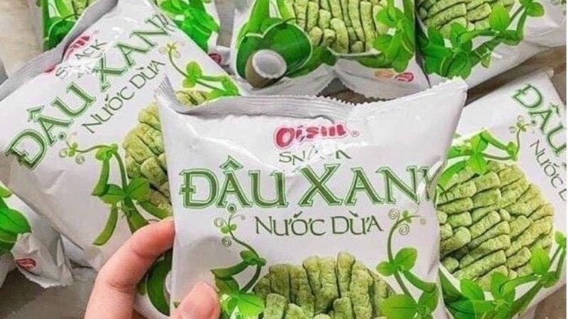 Snack đậu xanh nước dừa