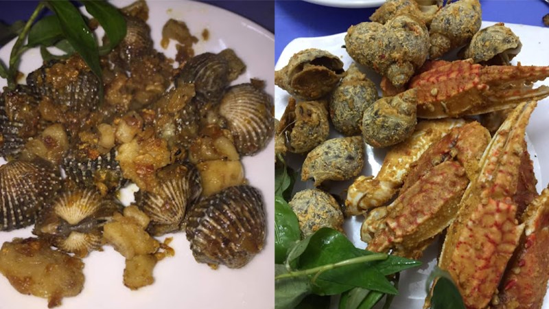 Món ăn quán Ốc Cây Đa