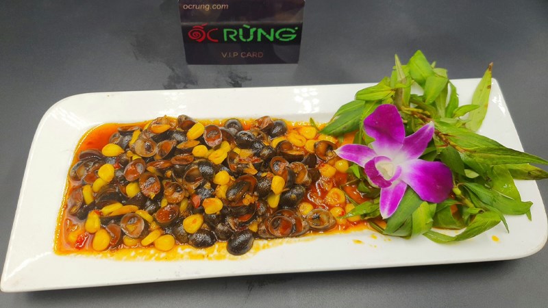 Món ăn quán Ốc Rừng