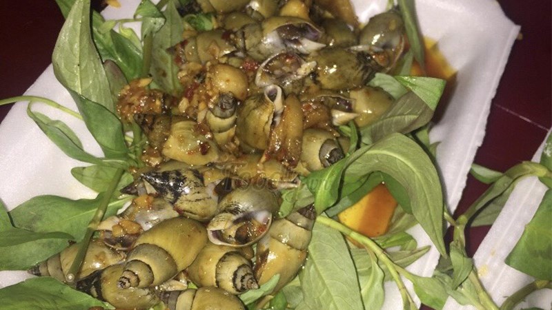 Món ăn quán ốc Ba Hào