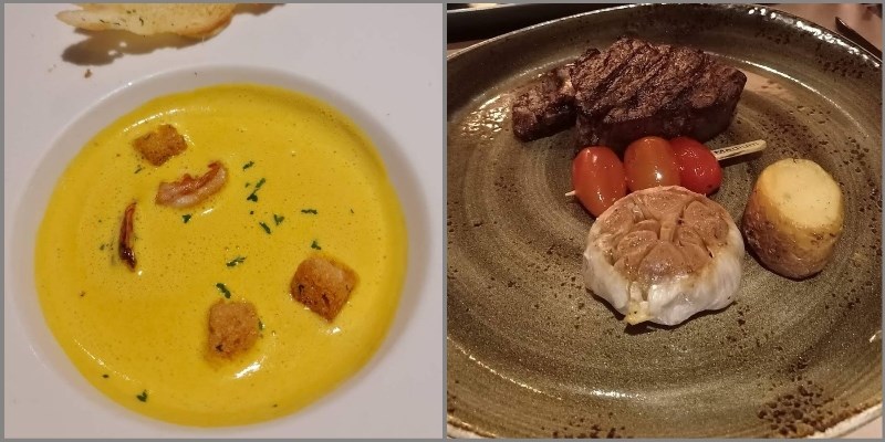 Đồ ăn ở Nhà hàng Moo Beef Steak Prime 