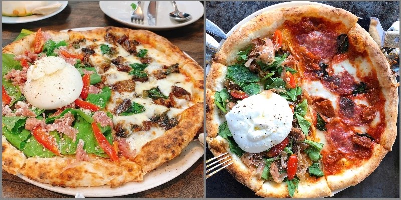 Món ăn ở nhà hàng Pizza 4P’s