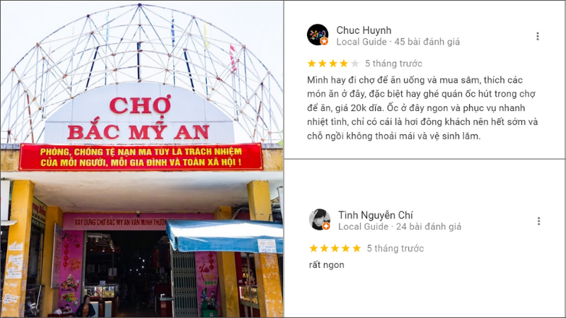 Ốc hút Chợ Bắc Mỹ An