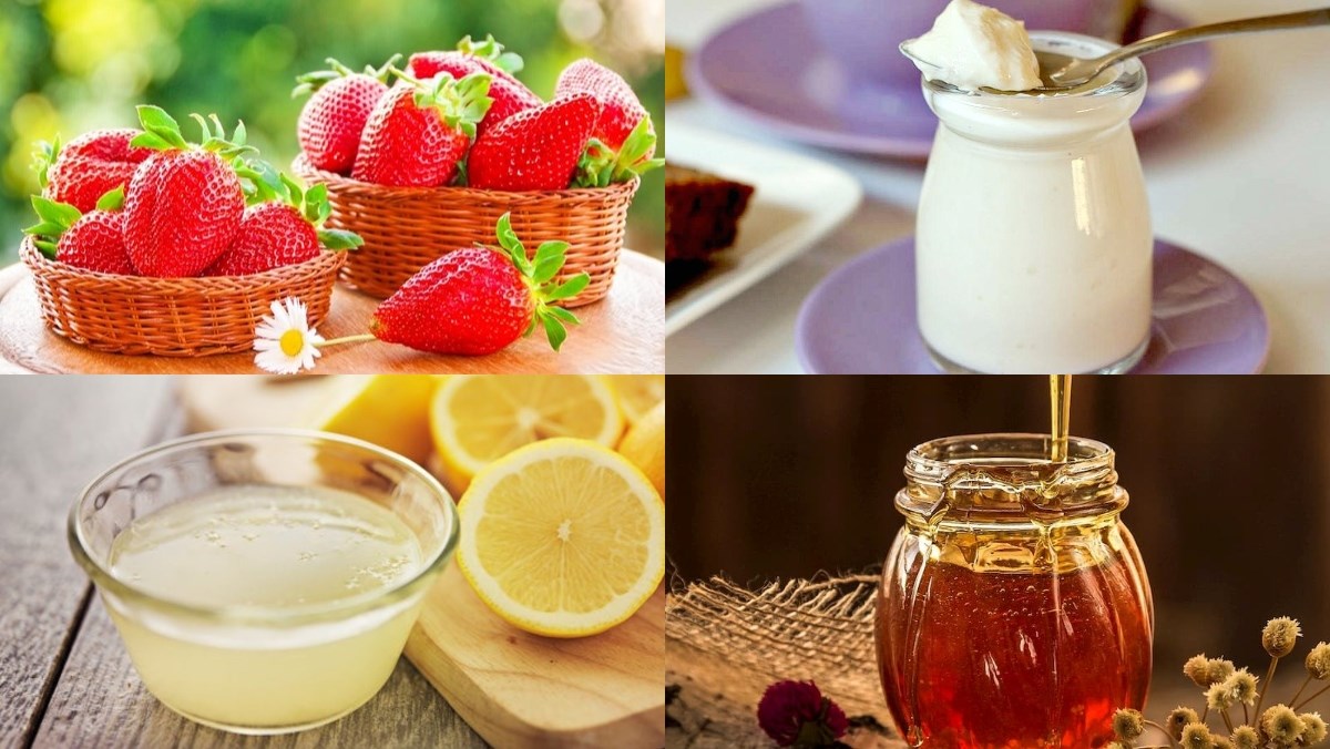 Nguyên liệu món ăn kem dâu tây