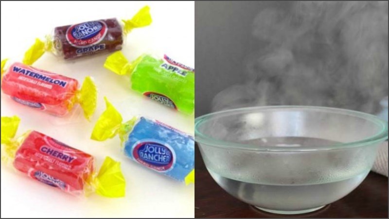 Nguyên liệu làm Kẹo hoa hồng Jolly Ranchers