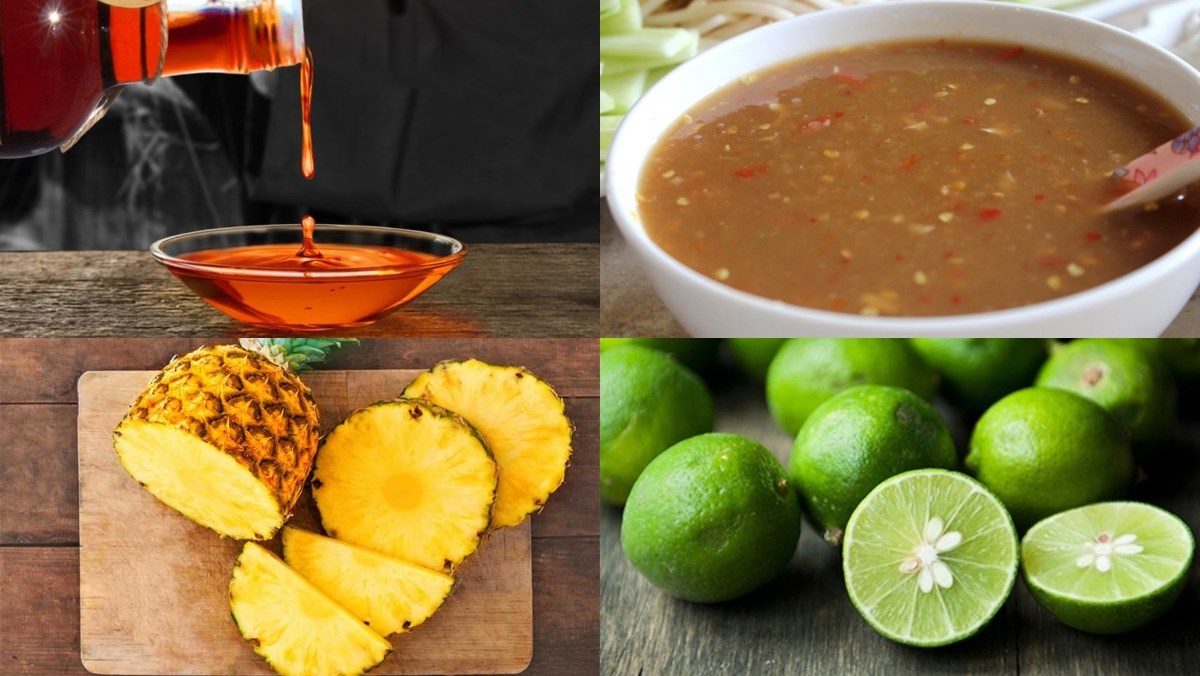 Nguyên liệu món ăn nước chấm gỏi cuốn