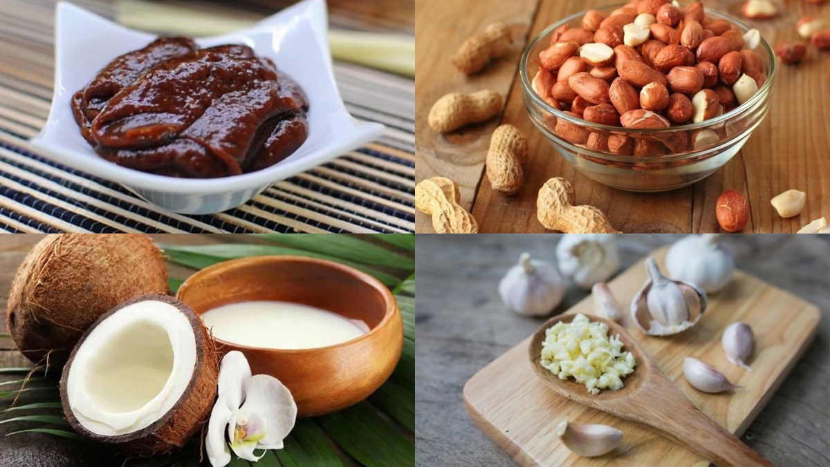 Nguyên liệu món ăn nước chấm gỏi cuốn