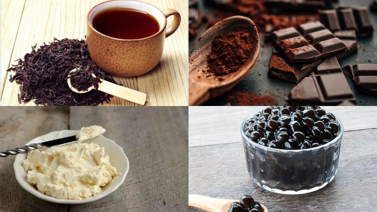 Nguyên liệu món ăn trà sữa socola