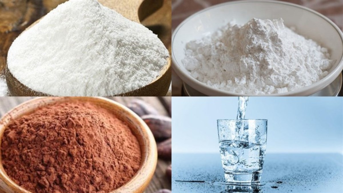 Nguyên liệu thực hiện trân châu kể từ bột nếp