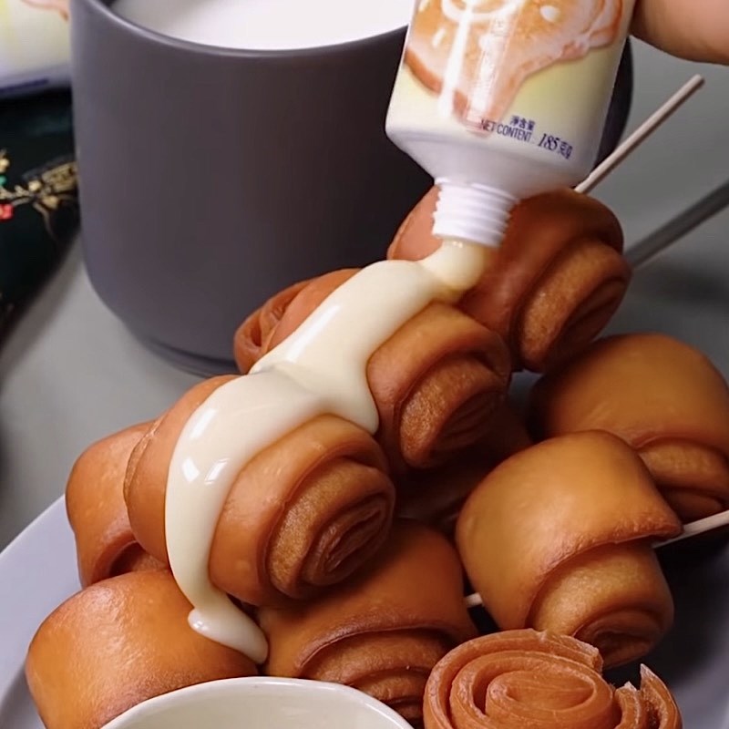Bước 4 Thành phẩm Bánh bao sữa chiên