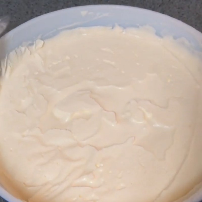 Bước 4 Đánh bông lần 2 và làm đông Kem trứng (kem lạnh)