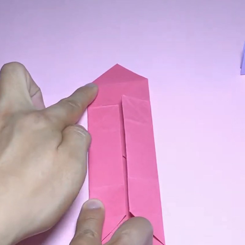 Bước 1 Gấp hộp quà Gói hộp quà kẹo nhỏ dễ thương
