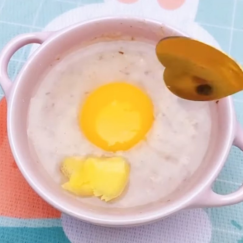 Bước 3 Hấp cháo Cháo củ sen