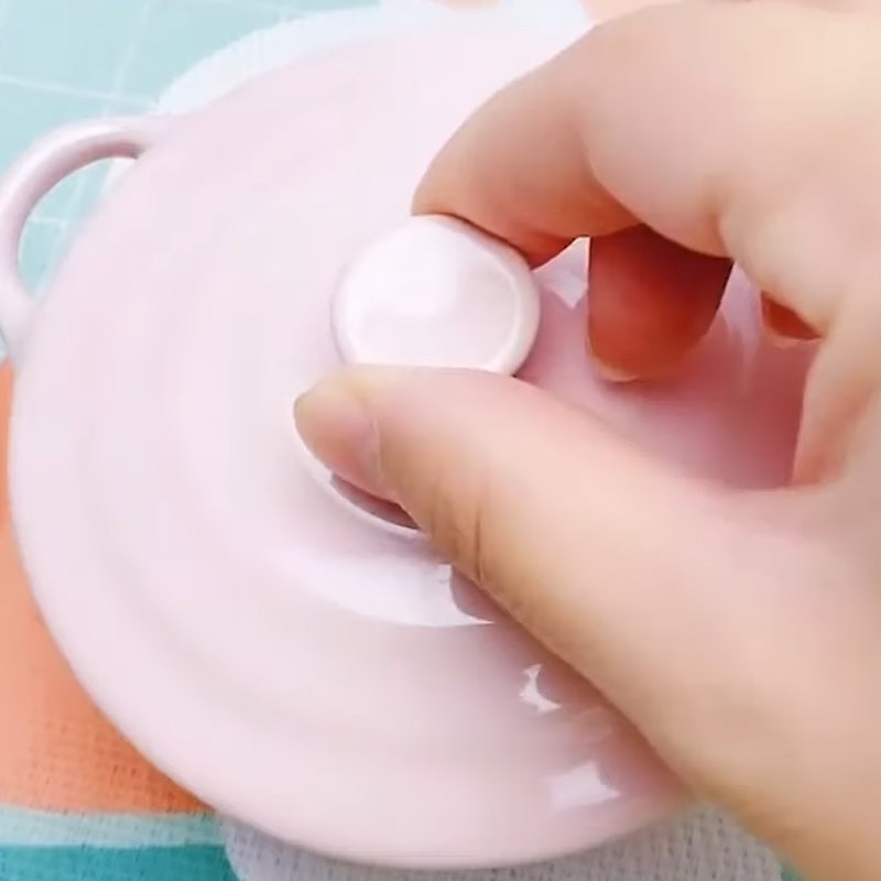 Bước 3 Hấp cháo Cháo củ sen