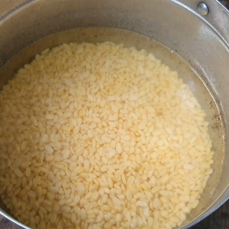 Bước 1 Hấp chín đậu xanh và khoai lang tím Bánh Quy khoai lang tím