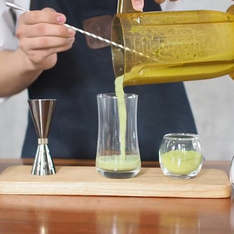 Bước 2 Hoàn thành Matcha cốt dừa