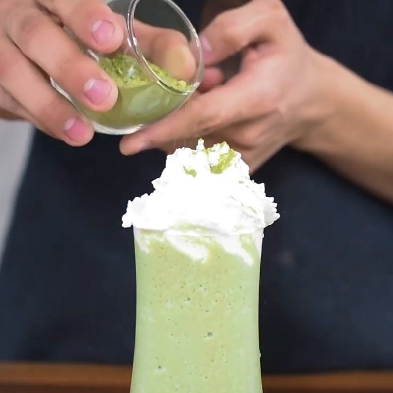 Bước 2 Hoàn thành Matcha cốt dừa