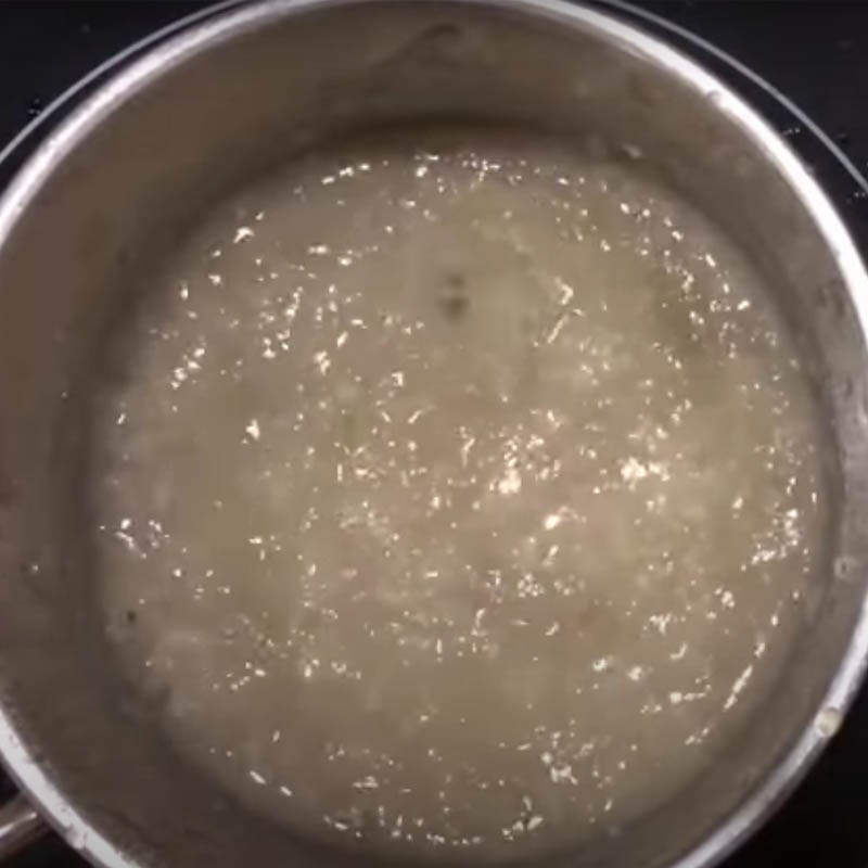 Bước 3 Hoàn thành Cháo thịt bò bí xanh