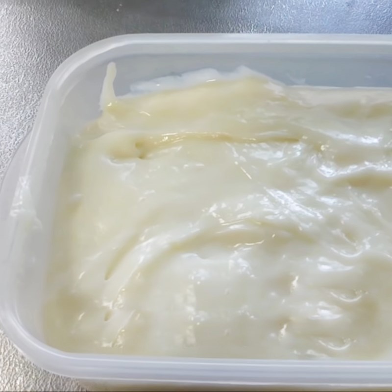 Bước 3 Làm đông bánh Kuzumochi sữa