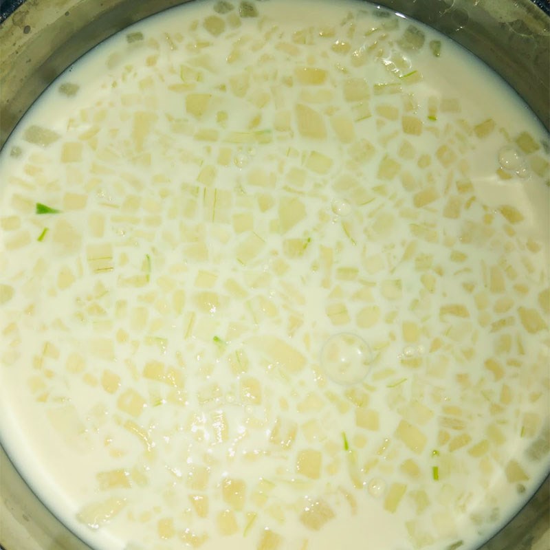 Cách làm sữa chua thạch lá nếp trân châu của Nafotech