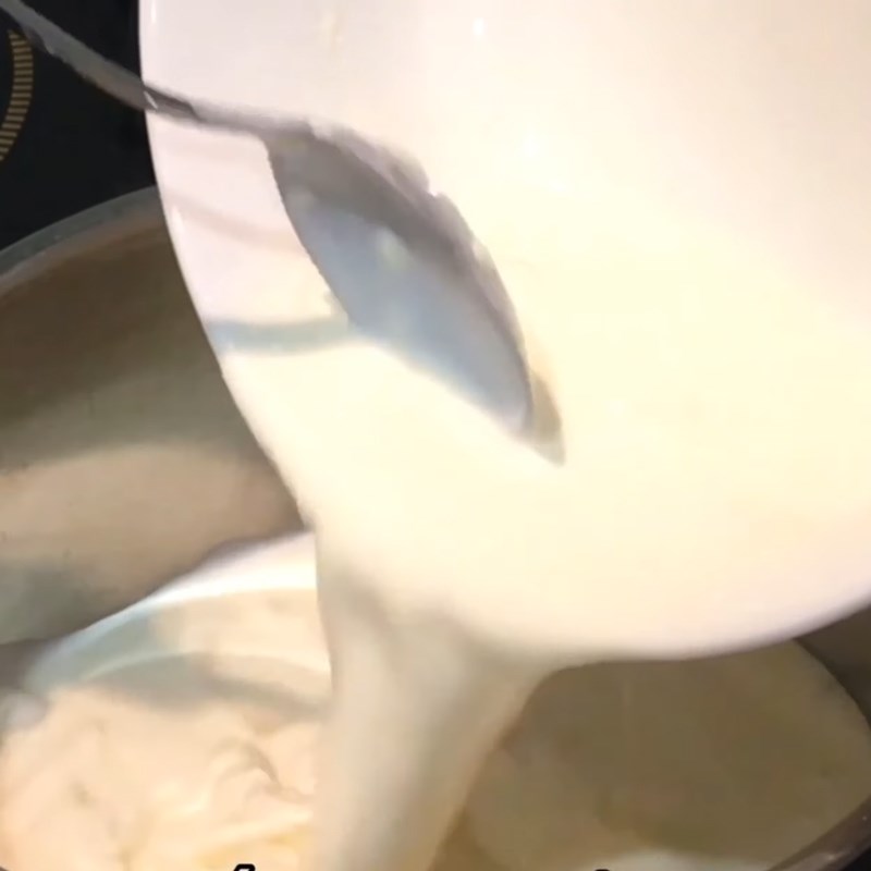 Bước 3 Làm thạch phô mai tươi Trà sữa phô mai tươi