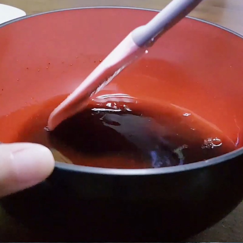 Bước 1 Nấu nước đường đen Trân châu đường đen bằng bột gạo