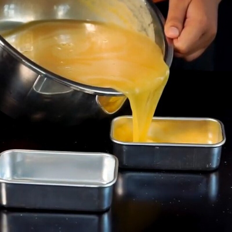 Bước 3 Nấu pudding dưa lưới Trà sữa dưa lưới pudding