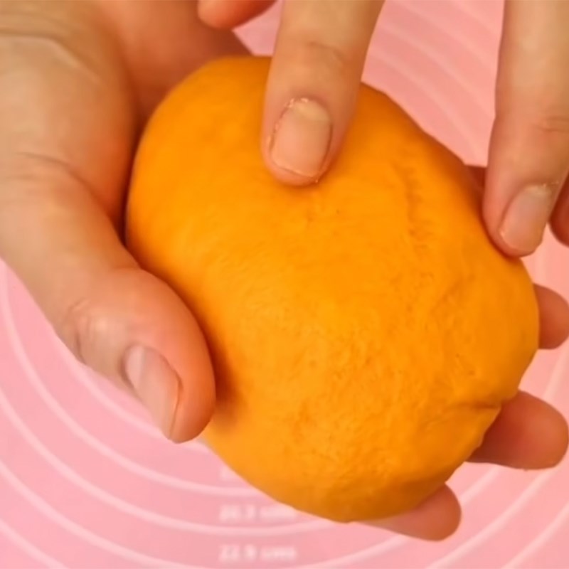 Bước 4 Nhồi bột  Bánh bao quả cam