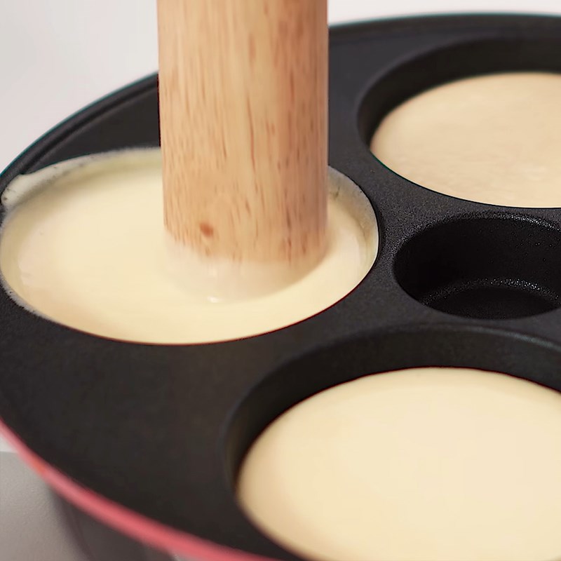 Bước 4 Nướng bánh Bánh kếp trứng sữa