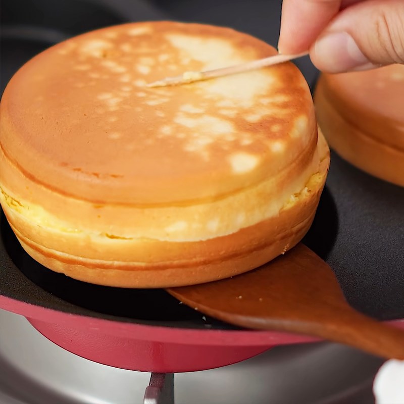 Bước 4 Nướng bánh Bánh kếp trứng sữa