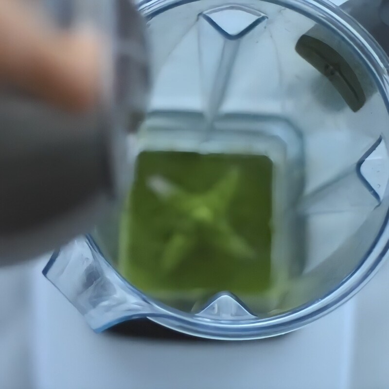 Bước 1 Pha matcha Matcha dừa