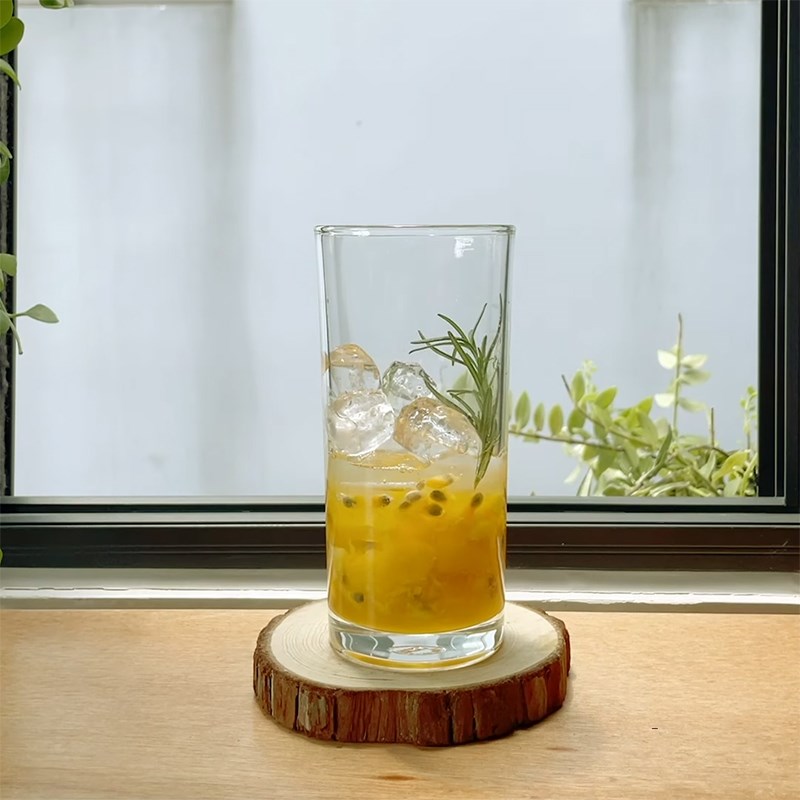 Bước 3 Pha soda Soda xoài chanh dây