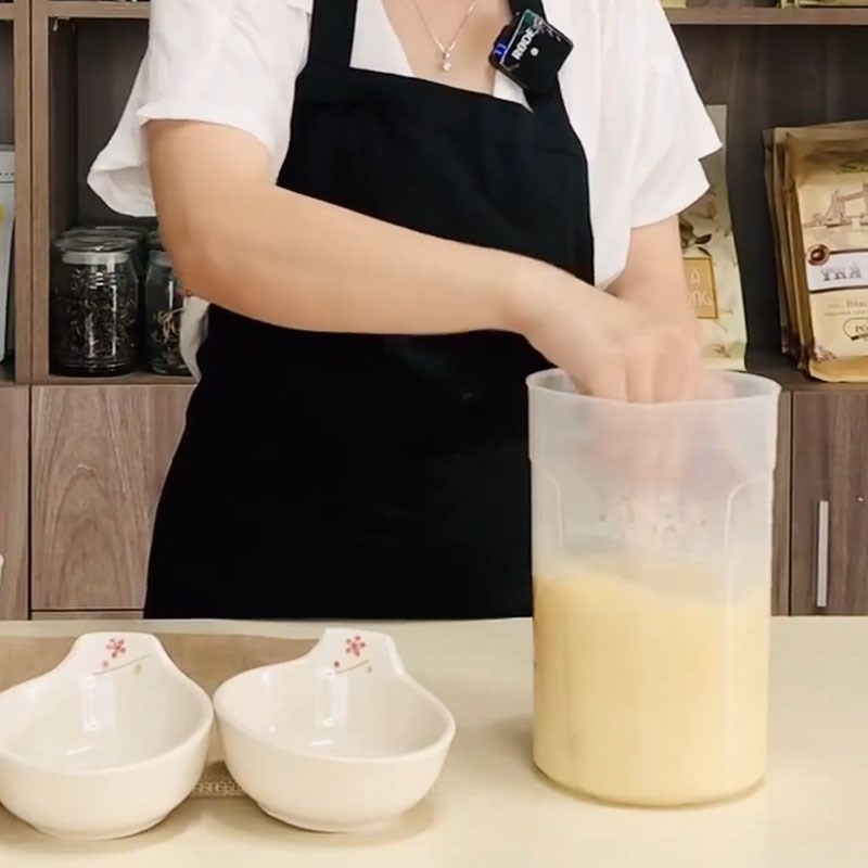 Bước 2 Pha trà sữa lài Trà sữa lài
