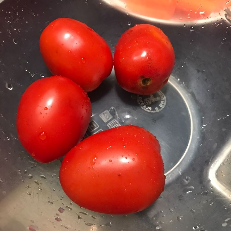 Bước 1 Sơ chế cà chua Nước ép cà chua