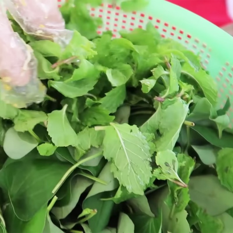 Bước 3 Sơ chế các nguyên liệu khác Gỏi da cá