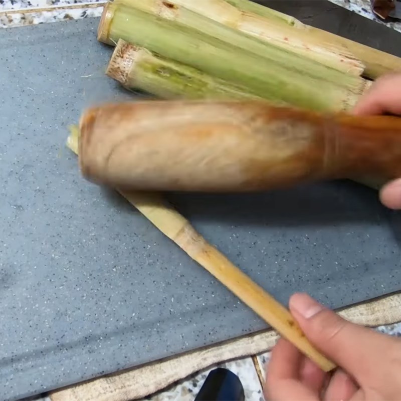 Bước 1 Sơ chế nguyên liệu Nước mát rong biển