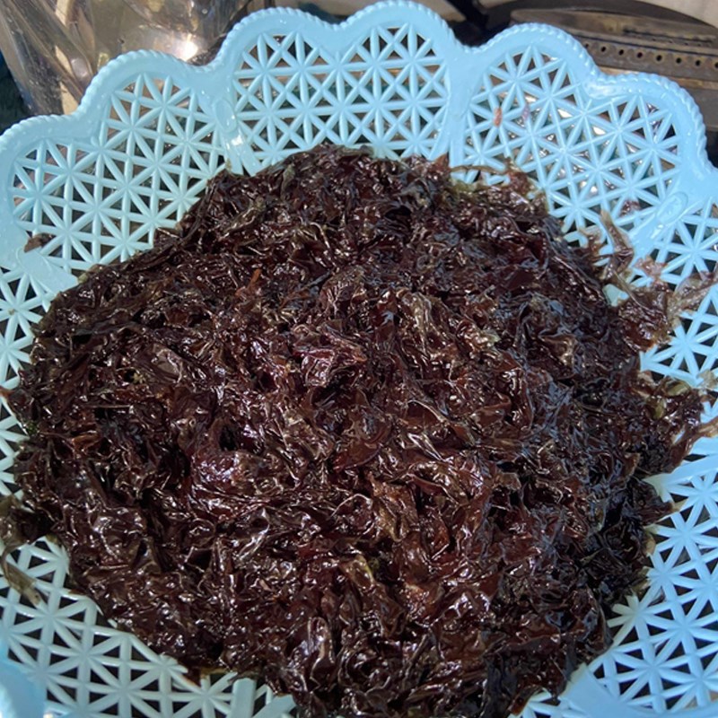 Bước 1 Sơ chế nguyên liệu Canh rong biển đậu hũ non