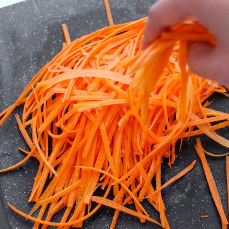 Bước 1 Sơ chế nguyên liệu Sinh tố cam cà rốt xoài