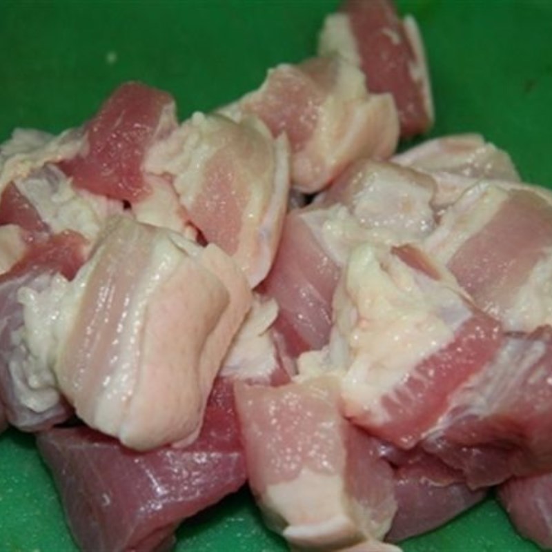 Bước 1 Sơ chế nguyên liệu Cá diêu hồng kho tiêu với thịt ba chỉ